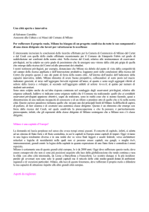 Milano è una capitale d`Europa? Aspetti da migliorare