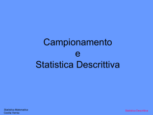 Statistica descrittiva