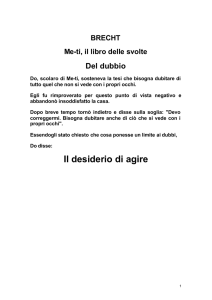 Il desiderio di agire