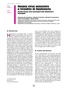 Herpes virus associato a tiroidite di Hashimoto
