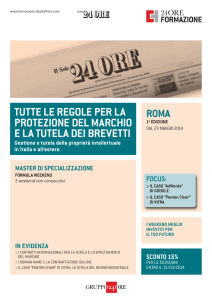 Scarica l`allegato - Ordine dei Consulenti in Proprietà Industriale