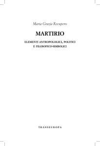 MARTIRIO - Transeuropa Edizioni