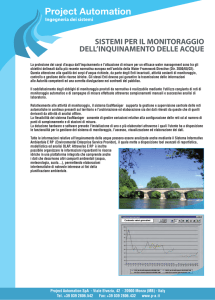 Reti di monitoraggio della qualità delle acque