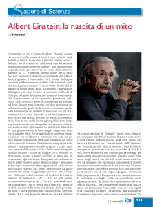 Albert Einstein: la nascita di un mito