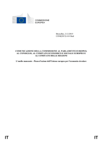 COMMISSIONE EUROPEA Bruxelles, 2.12.2015 COM(2015) 614