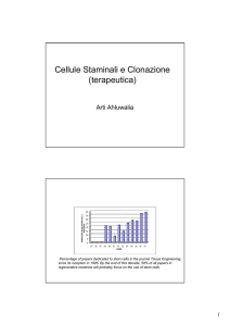 Cellule Staminali e Clonazione (terapeutica)