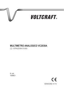 MultiMEtro aNalogiCo VC2030a