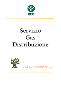 Gas Distribuzione – Carta Dei Servizi