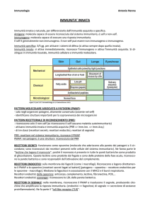 IMMUNITA` INNATA - Medicina Cultura