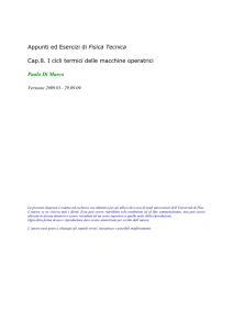 Dispense capitolo 8 - Dipartimento di Energetica