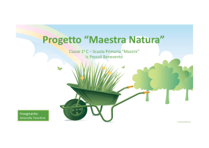 Progetto “Maestra Natura”