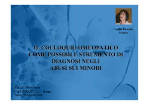 Presentazione - Dr. Lucilla Ricottini
