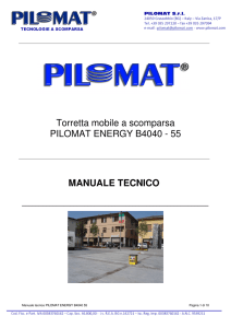 Torretta mobile a scomparsa PILOMAT ENERGY