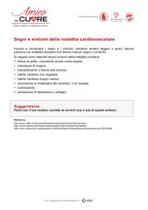 Segni e sintomi della malattia cardiovascolare