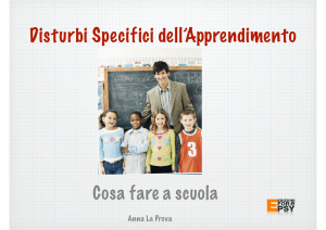 Cosa fare a scuola