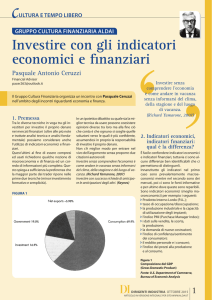 Investire con gli indicatori economici e finanziari