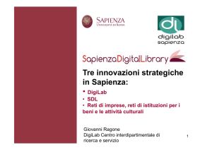 Tre innovazioni strategiche in Sapienza: