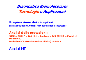 Diagnostica Biomolecolare: Tecnologie e Applicazioni