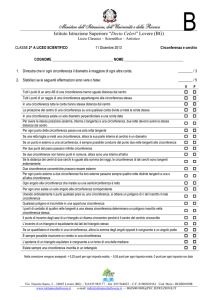 Testo fila B - Amo la matematica