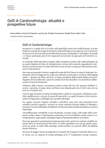 GdS di Cardionefrologia: attualità e prospettive future