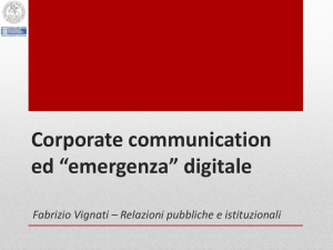 Fabrizio Vignati – La Comunicazione d`Impresa - Amico