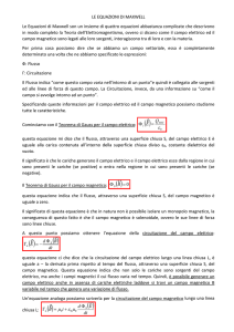 Le equazioni di Maxwell