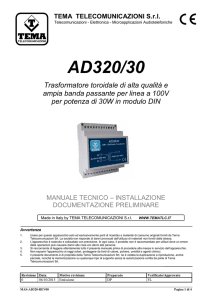 AD320/30 - Tema Telecomunicazioni