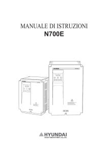 MANUALE DI ISTRUZIONI N700E