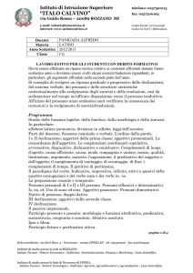 Indicazioni per il debito formativo 2013