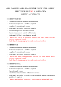 Programmazione di matematica 2016/2017