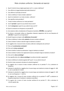 II A Verifica di Fisica Marzo 2004