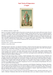Sant` Enrico II Imperatore 13 luglio
