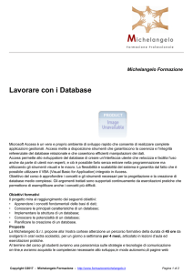 Lavorare con i Database - Michelangelo Formazione