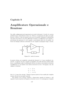 Amplificatore Operazionale e Reazione