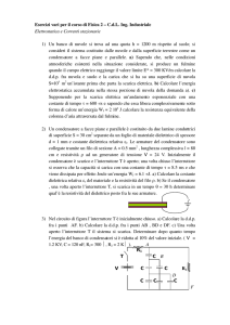 Esercizi vari per il corso di Fisica 2