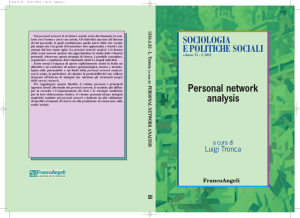 Personal network analysis SOCIOLOGIA E