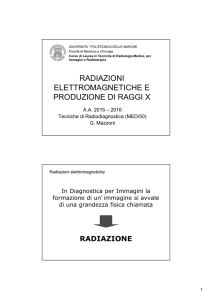 2015-16 A01. Radiazioni elettromagnetiche
