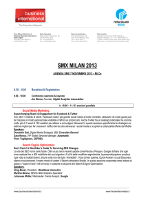 smx milan 2013 - Business International