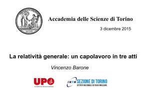 Diapositiva 1 - Accademia delle Scienze di Torino