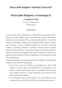 Storia delle Religioni e Archeologia II