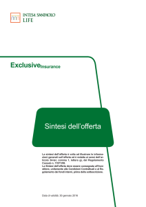 Sintesi dell`Offerta.indd