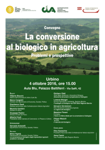 Programma Convegno - Confederazione italiana agricoltori