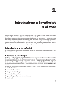 Introduzione a JavaScript e al web