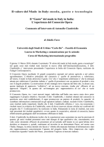 Universita` degli studi di Urbino “Carlo Bo” Fac