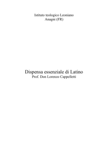 Dispensa essenziale di Latino - Figure B