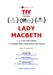 LADY MACBETH - Appuntamento al Cinema