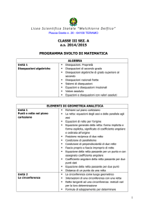 Matematica - Convitto Nazionale Melchiorre Delfico