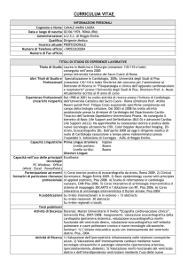 curriculum vitae