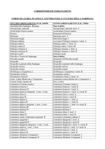 Corrispondenze da DM. 509/99 a D.M. 270/04