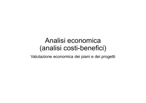 Analisi economica (analisi costi